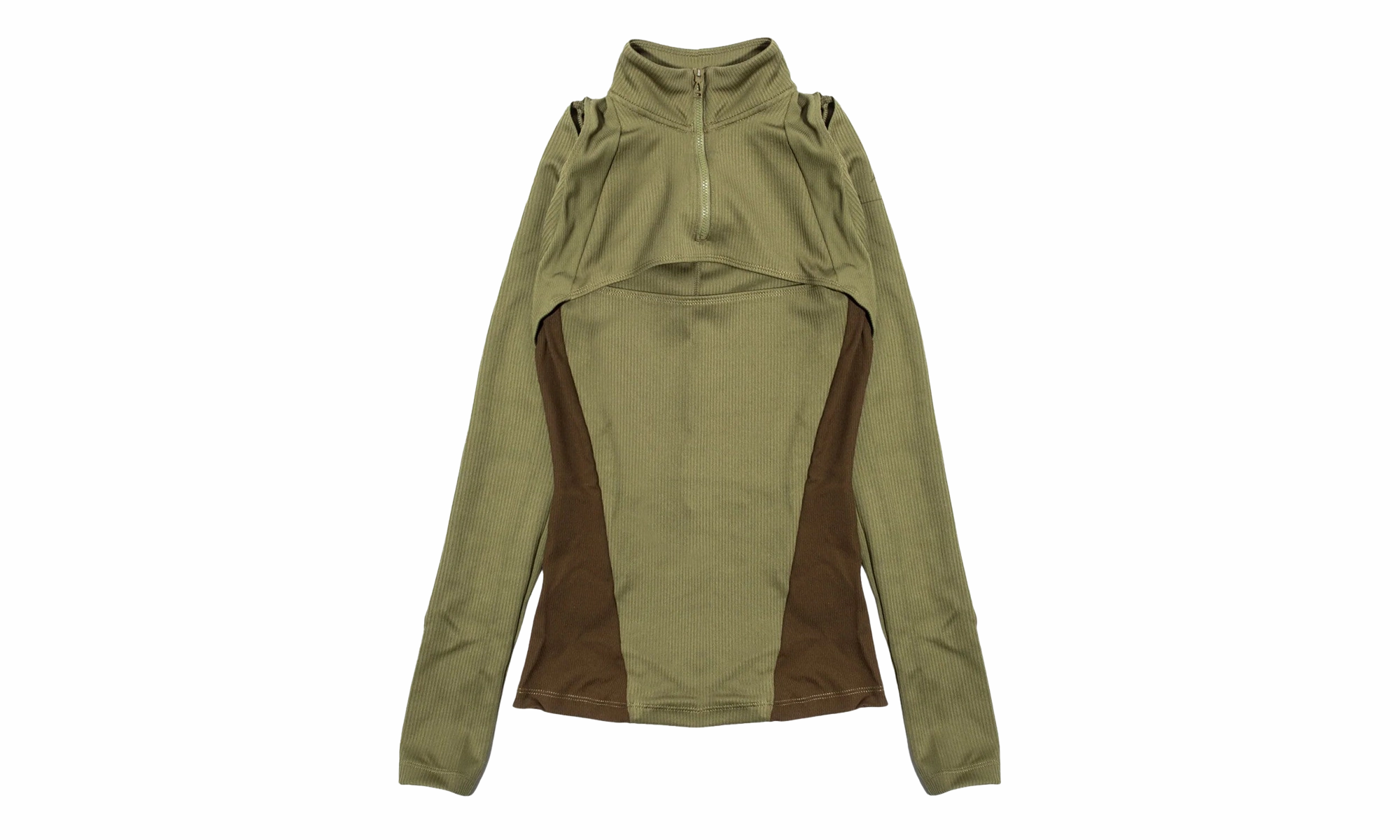 23 Engineered Women's Top "OLIVE GREEN" River Flow