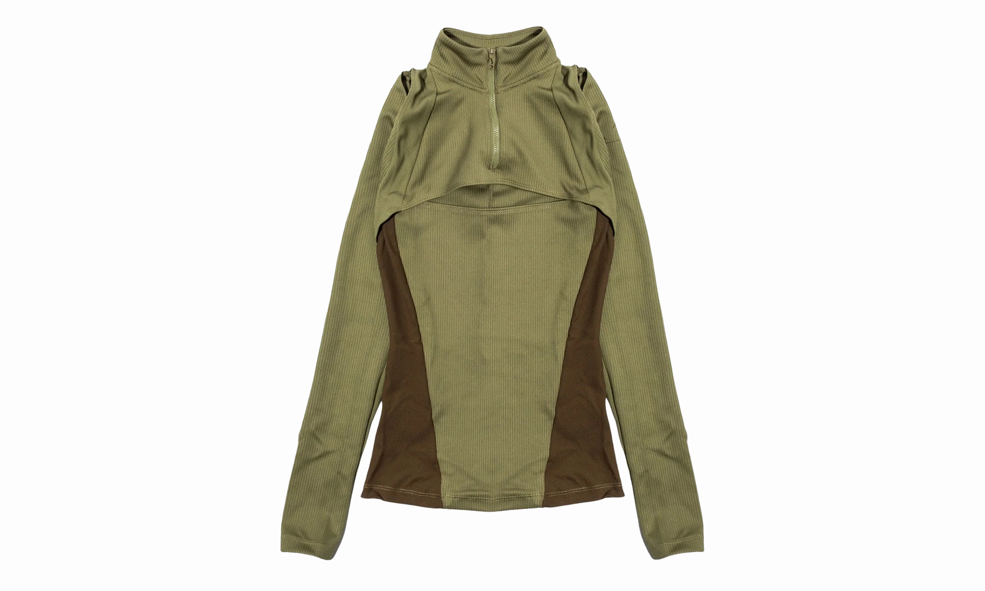 Stretch Fabric ReinforcedStitching 23 Engineered Women's Top "OLIVE GREEN"