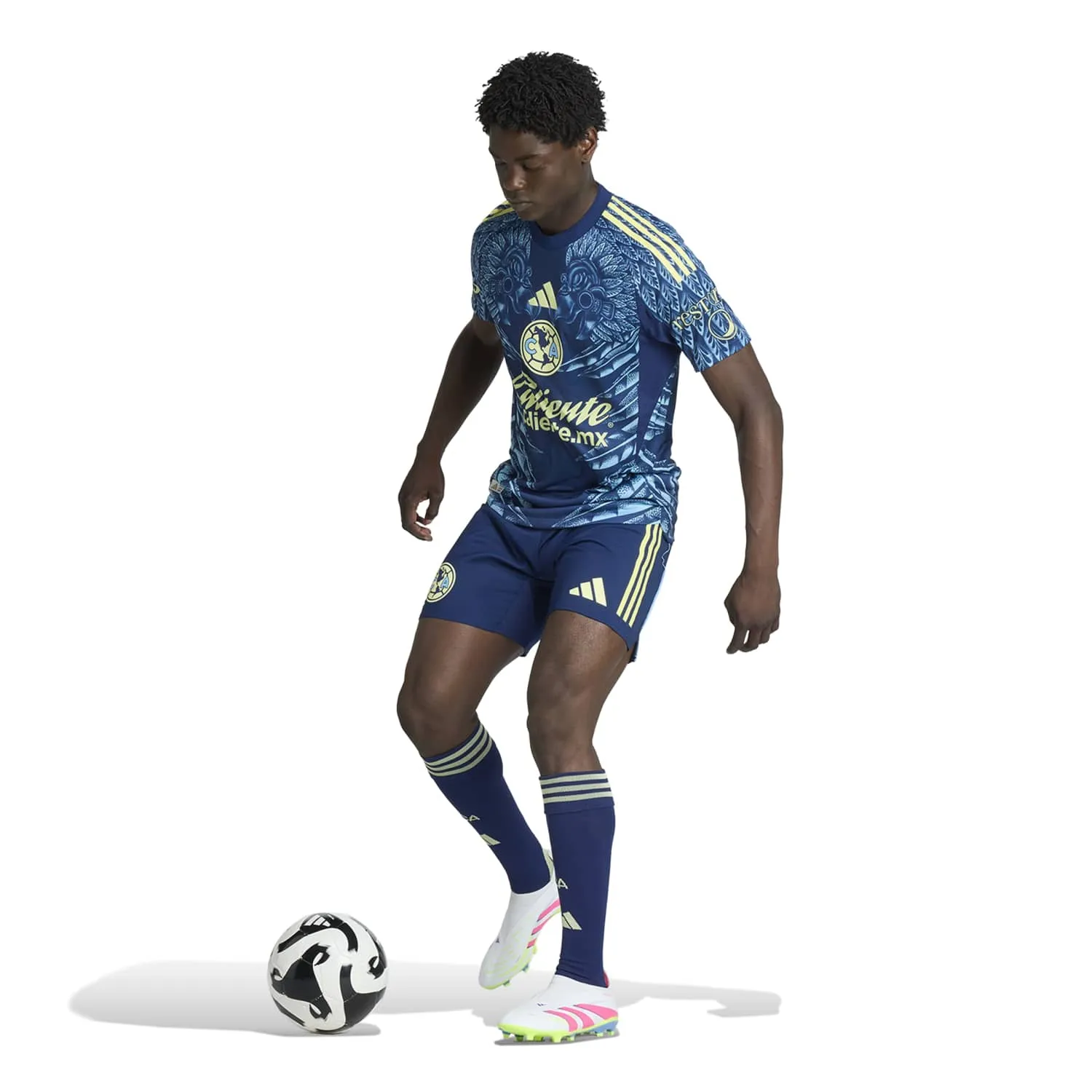 25/26 Club America Authentic Away Jersey -Mens ReflectiveTrimDetails
