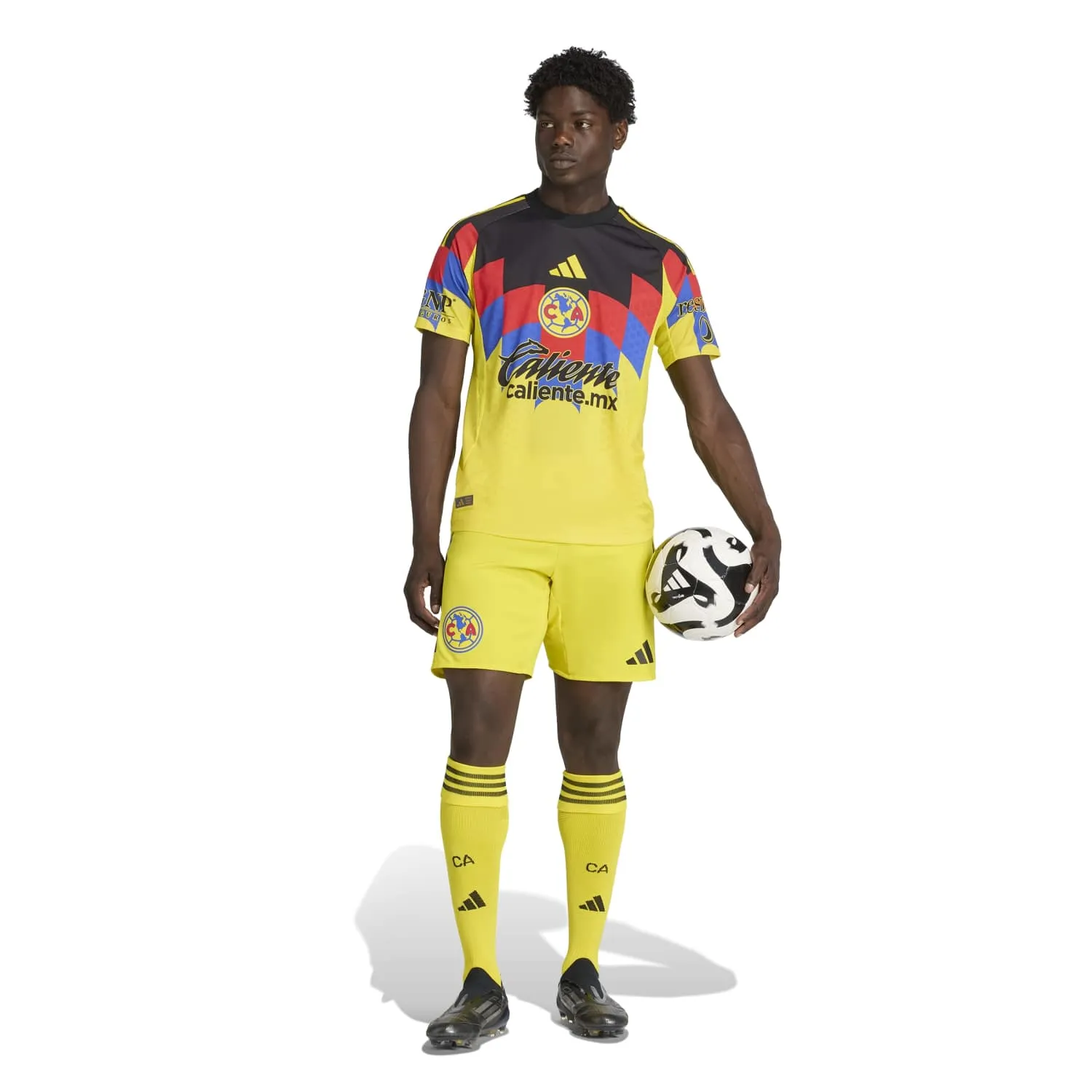 25/26 Club America Authentic Home Jersey -Mens Spirit Glow