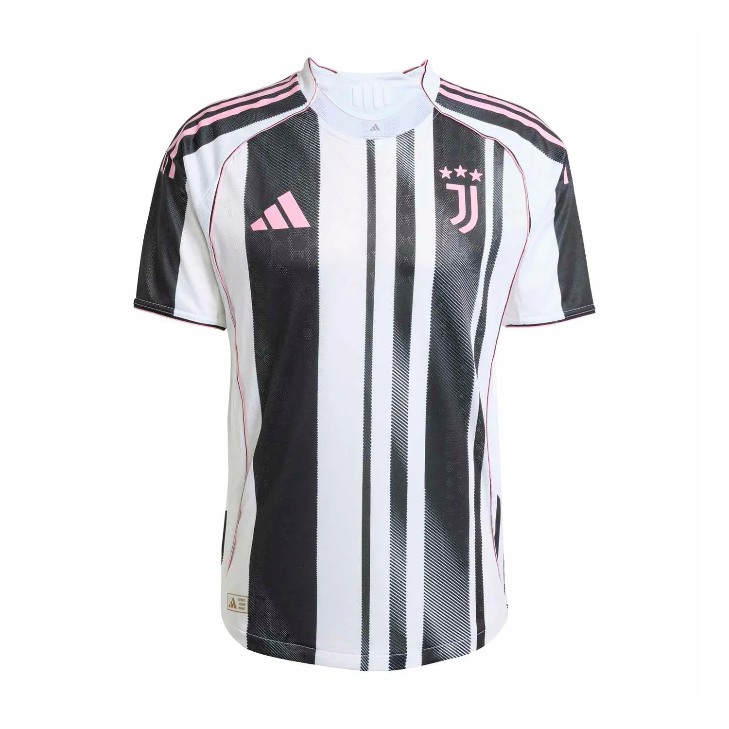 FlexibleJointConstruction WaterRepellentCoating 25/26 Juventus Authentic Home Jersey -Mens