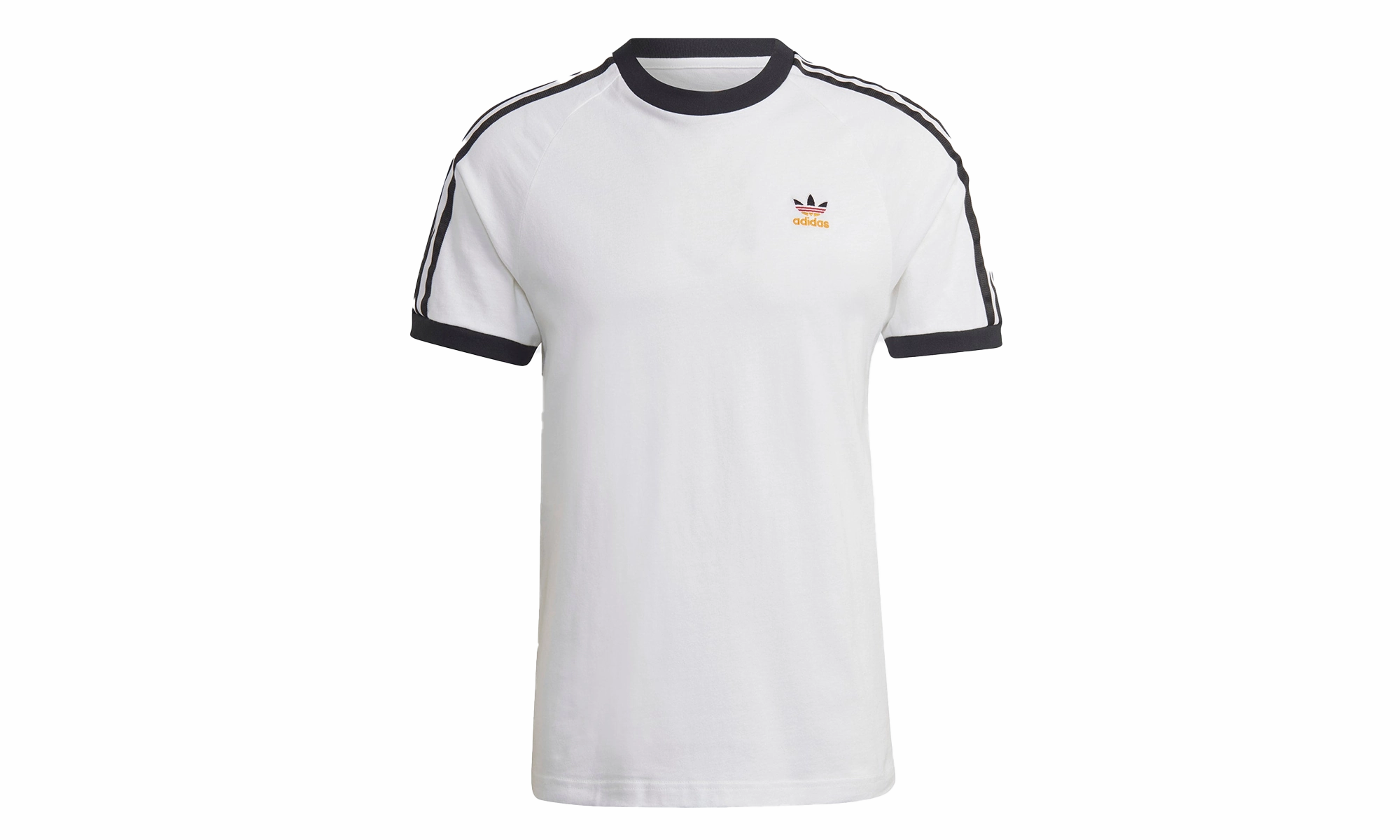3 STRIPE TEE "White" BalancedDrape Quiet Luxury