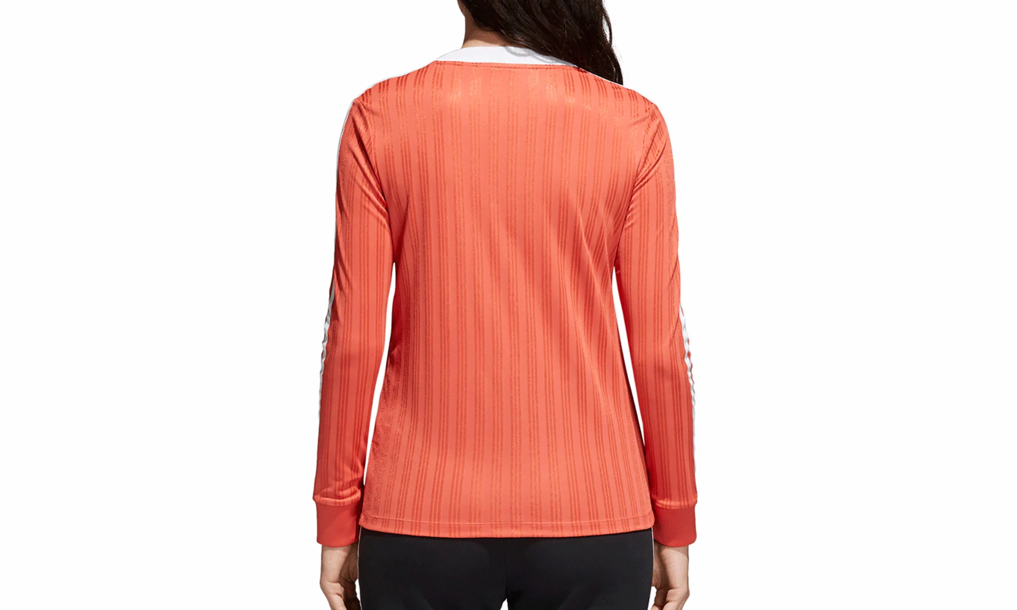 Eco Core SustainableProduction 3-Stripes Adicolor Sweatshirt "Trace Scarlet / White"