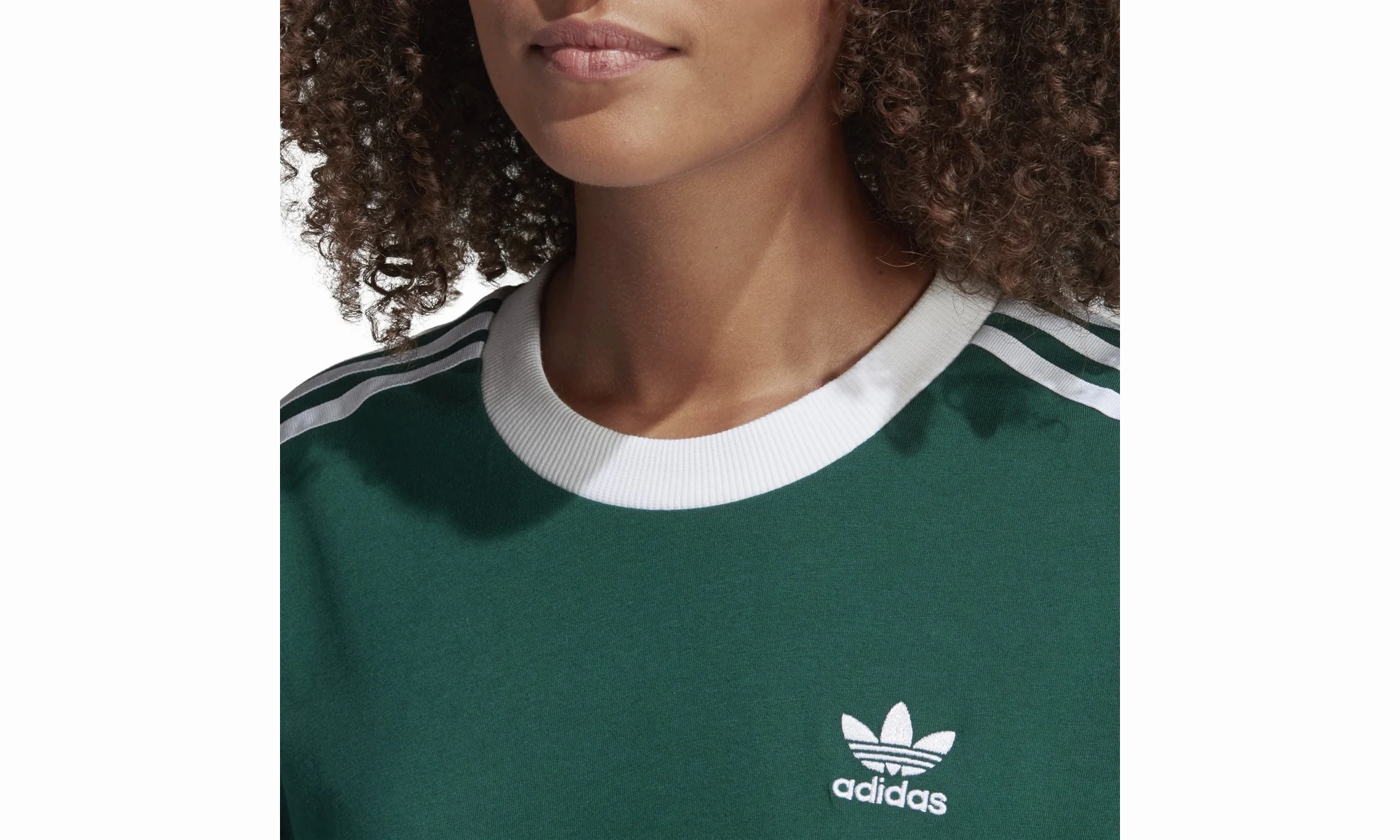 Trend Base 3 Stripes Tee "Collegiate Green"