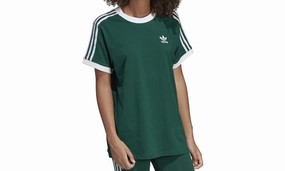 Skin Hug Body Free 3 Stripes Tee "Collegiate Green"