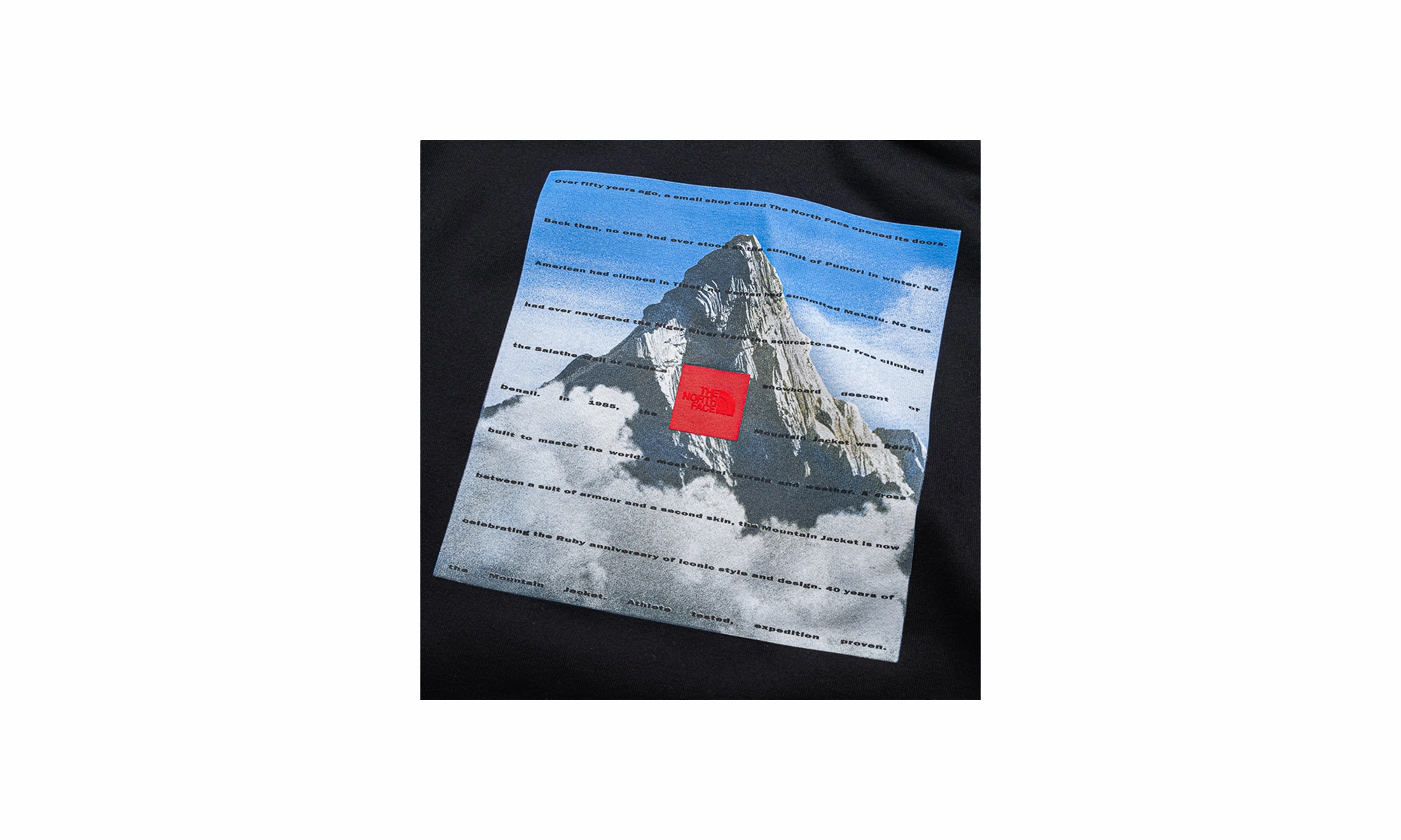 40th Anniversary Mountain Heavyweight Hoodie "Black"