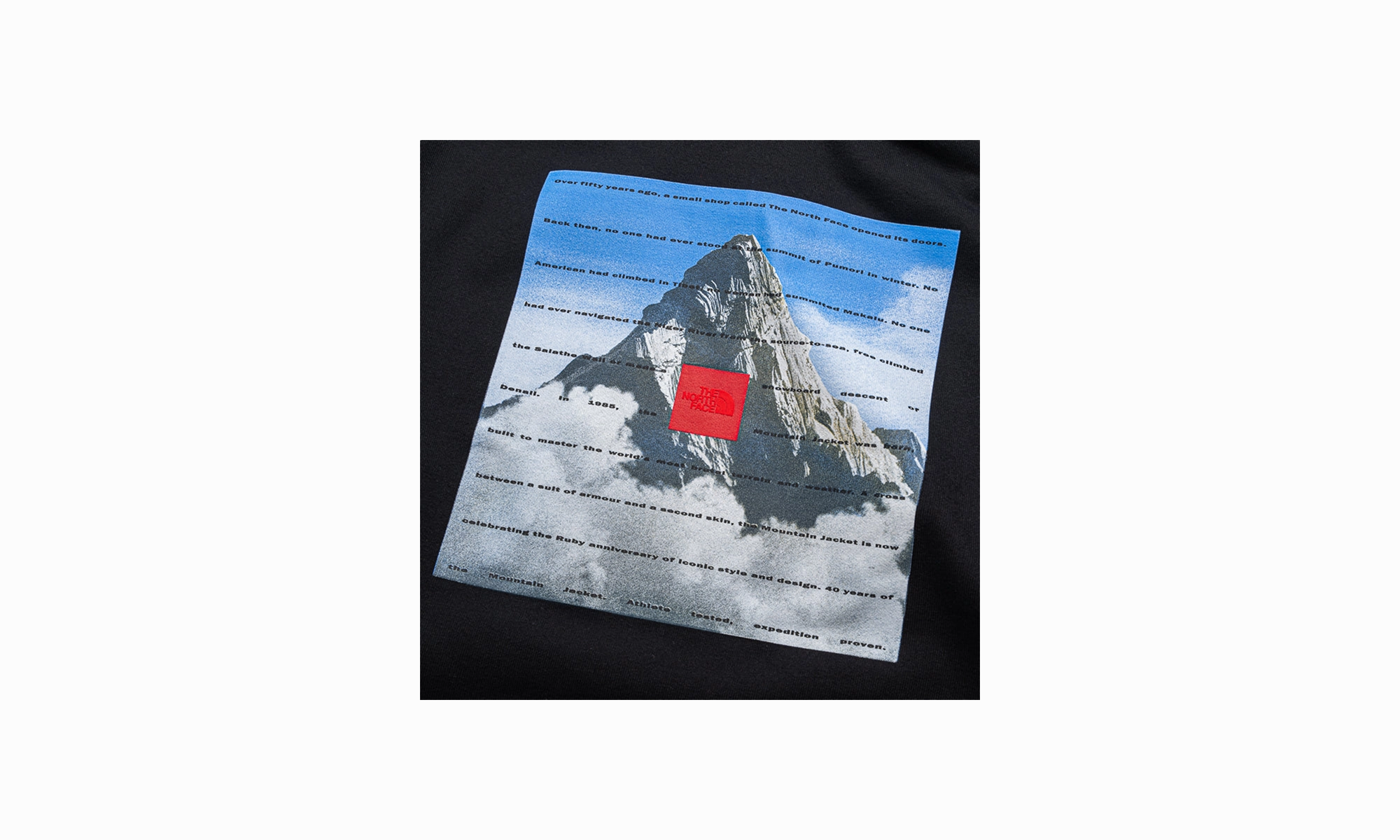 40th Anniversary Mountain Heavyweight Hoodie "Black"