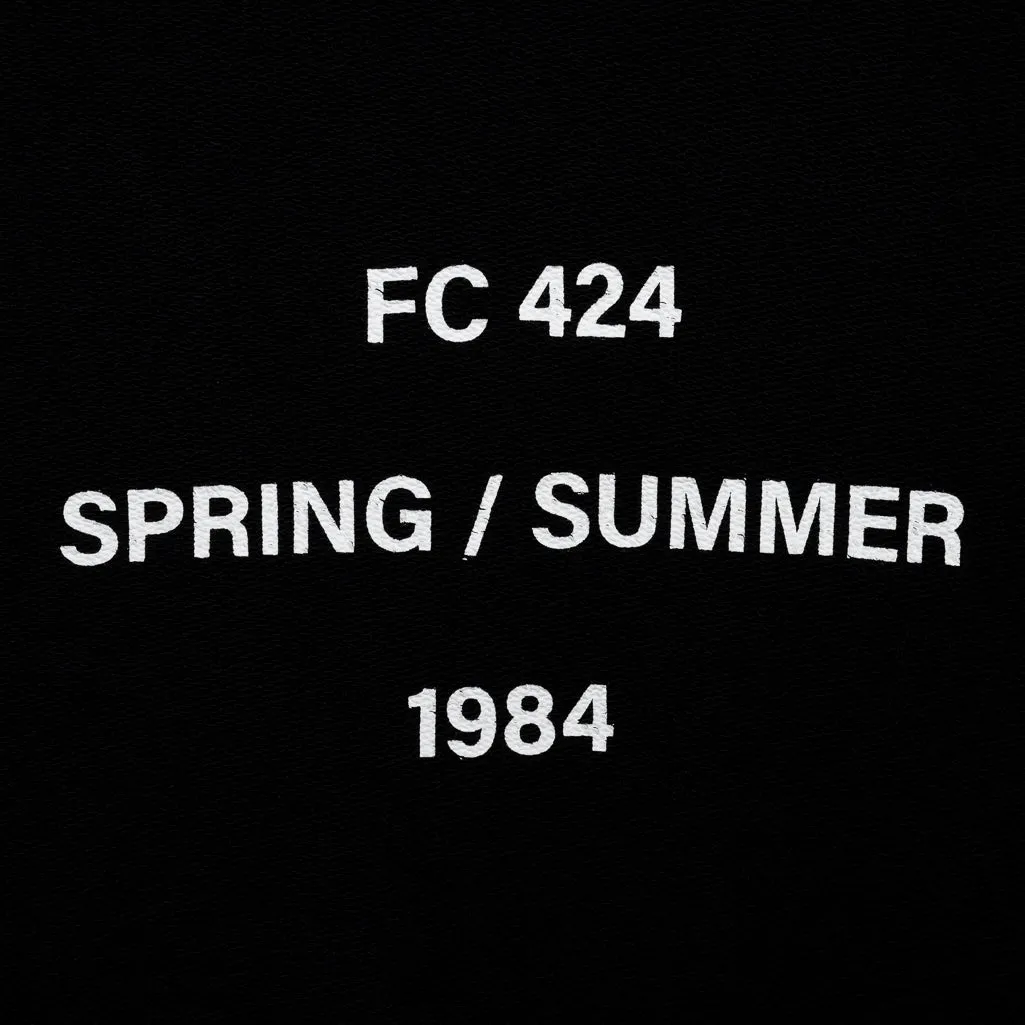424 FC 1984 Logo Hoodie - Black/White Bison like