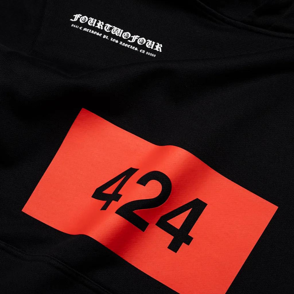 Deer like Personalizable 424 Felpa Stampata Hoodie - Black