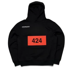 424 Felpa Stampata Hoodie - Black Customizable