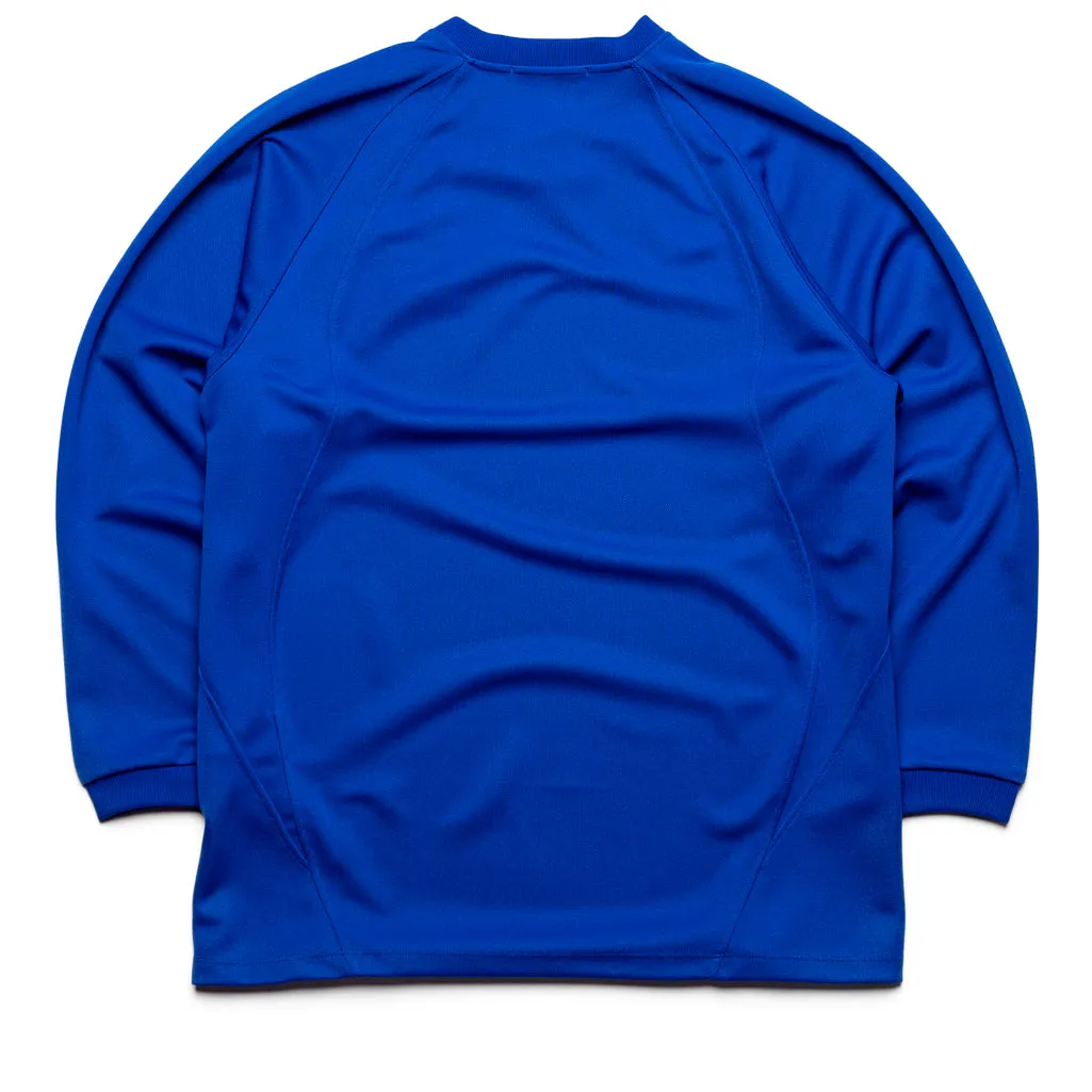 424 Logo L/S Tee - Royal Blue maternity wear table tennis