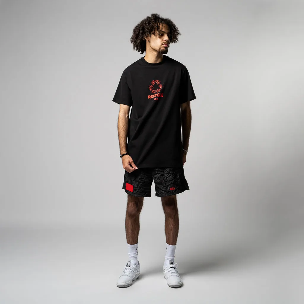 fishing venue spa event 424 Recycle Tee - Black/Red