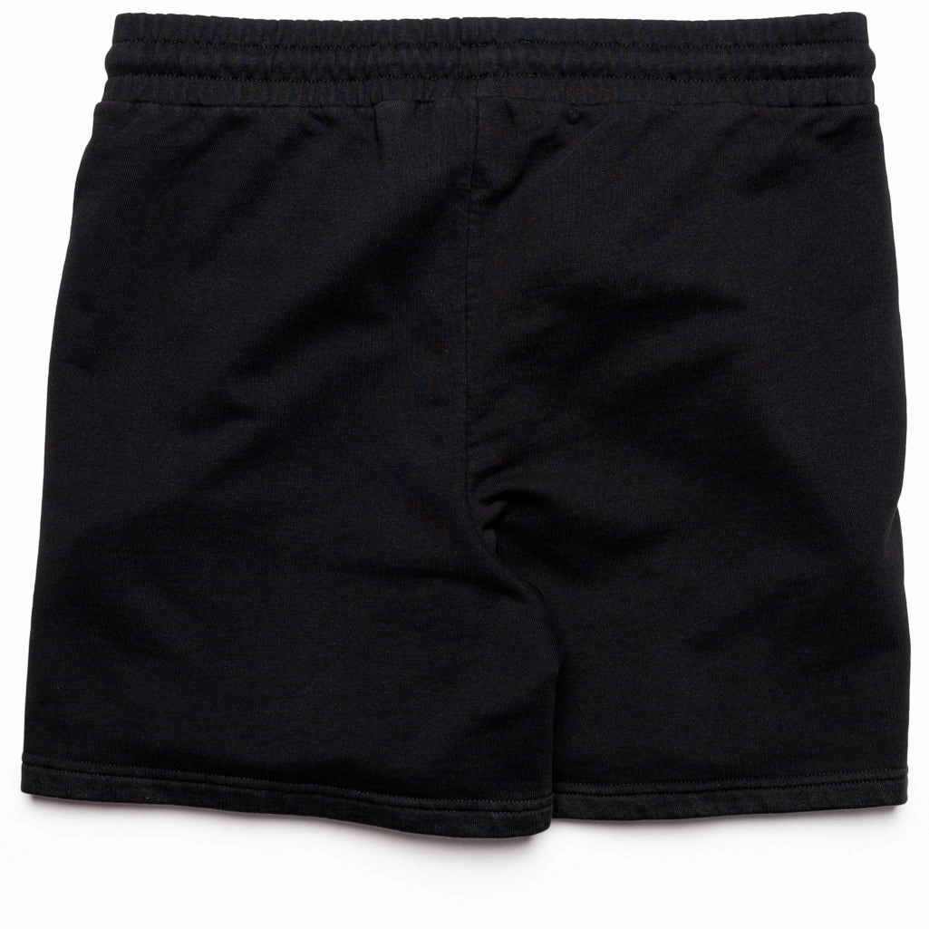 Preppy Style Flexible Hemline 424 Cotton Shorts - Black