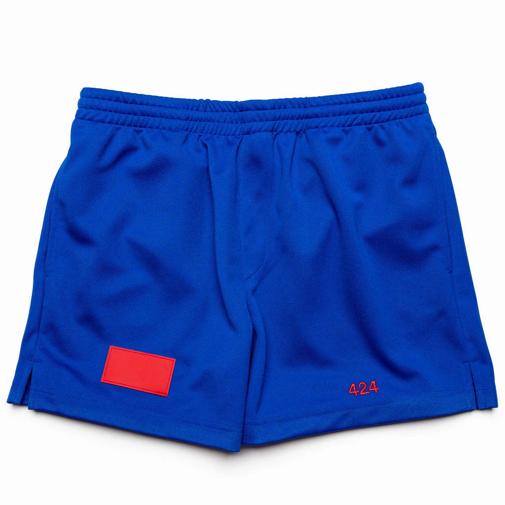 424 Logo Shorts - Royal Blue Trendy Style