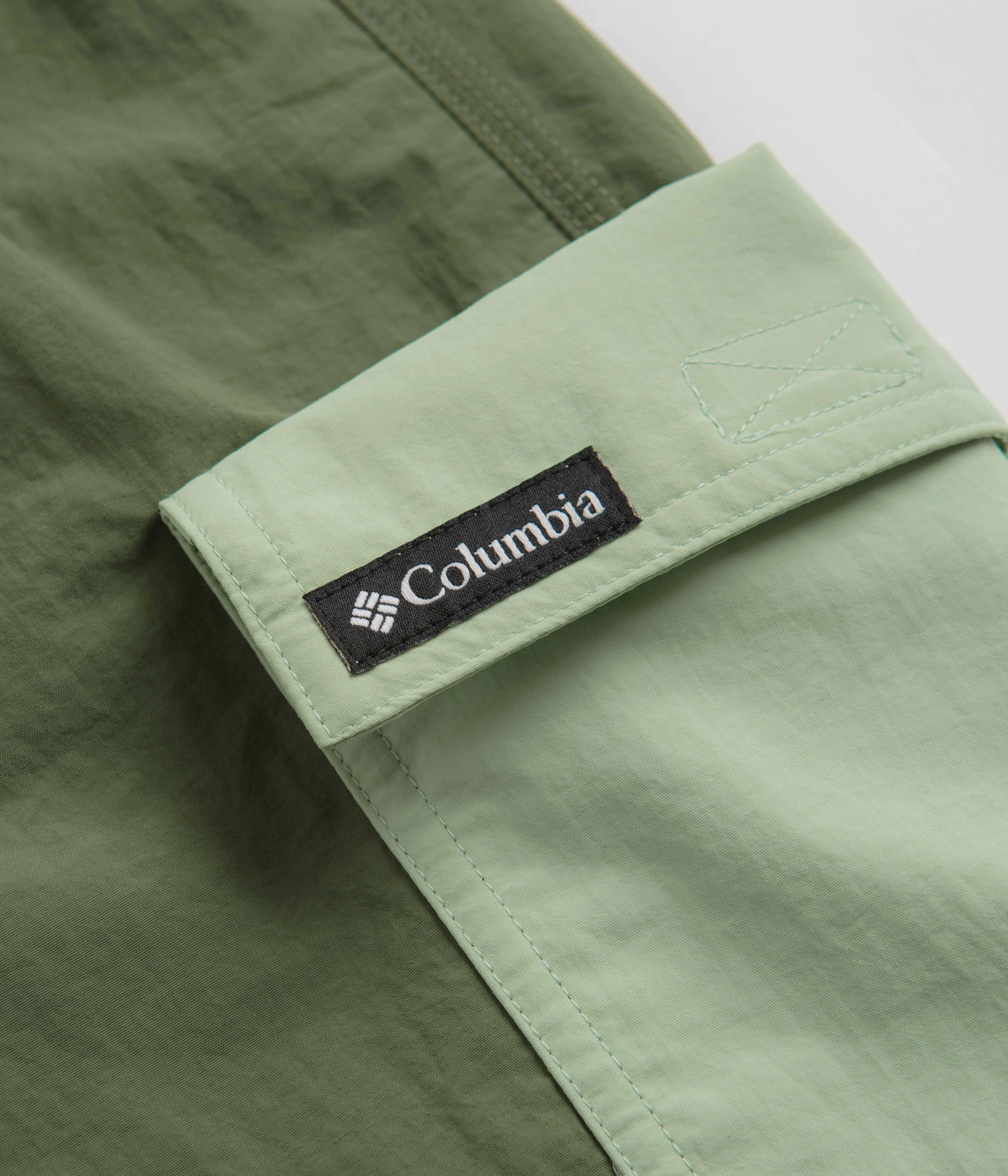 young adults Columbia Summerdry Brief 9" Shorts - Canteen / Sage Leaf