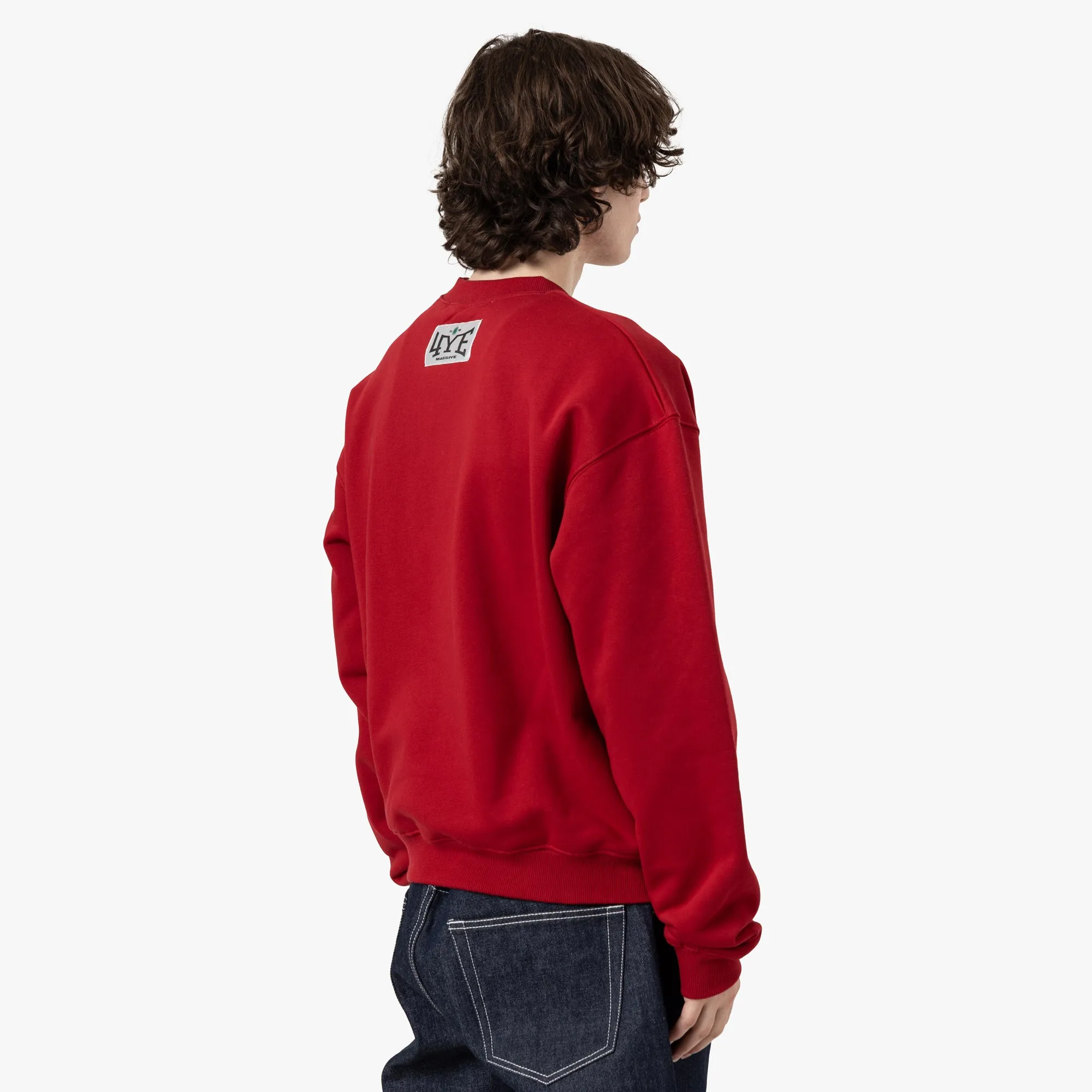 4YE Old Harbour Crewneck / Red single layer