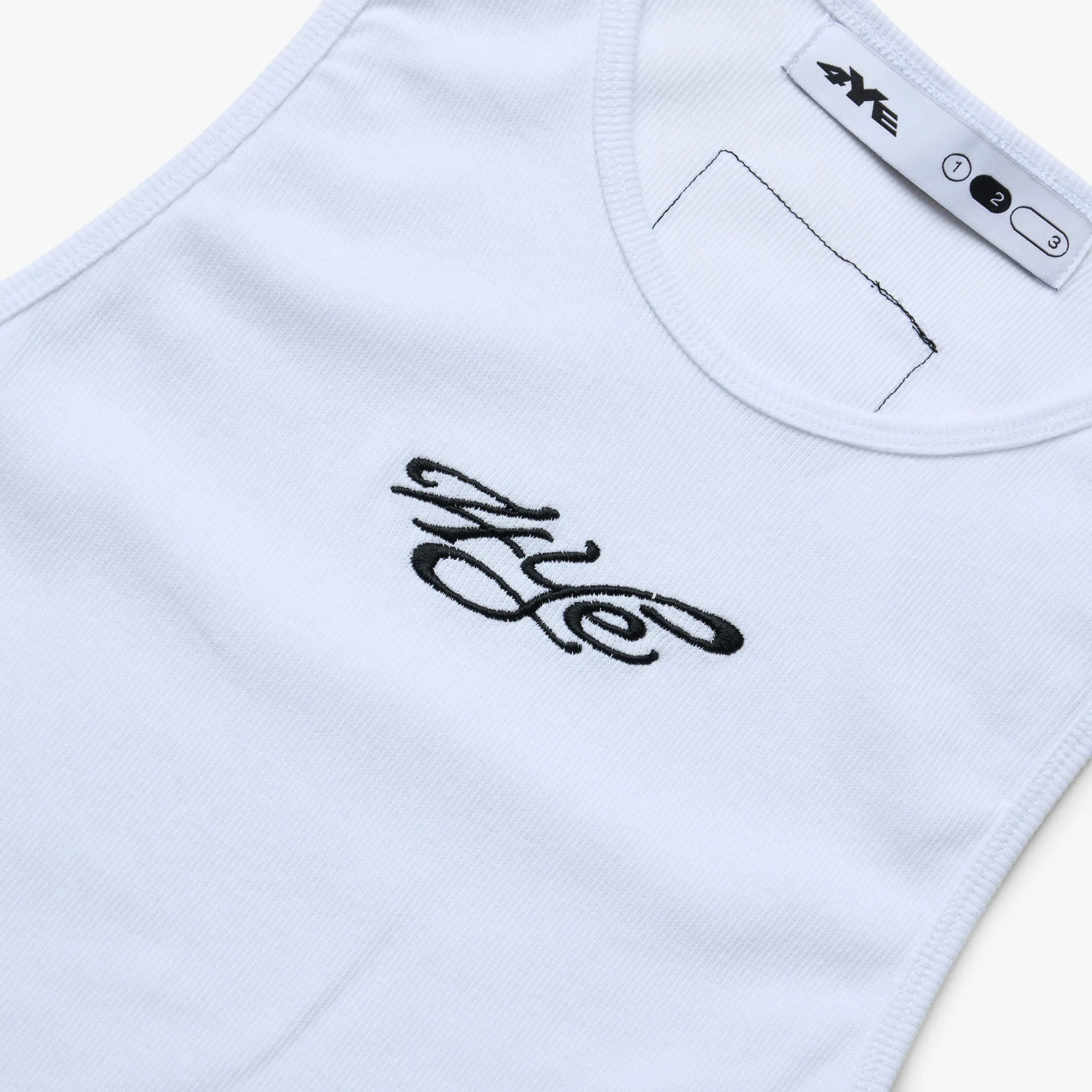 4YE Signature Tank White exclusivity Button