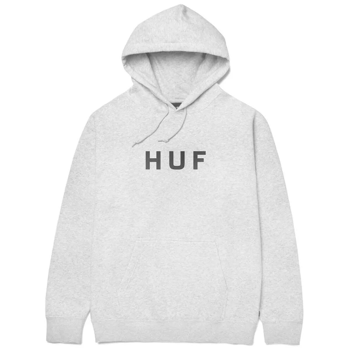 Huf - Essentials OG Logo Hoodie Athletic Heather Two Way Zipper
