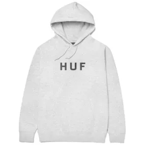 Huf - Essentials OG Logo Hoodie Athletic Heather Two Way Zipper