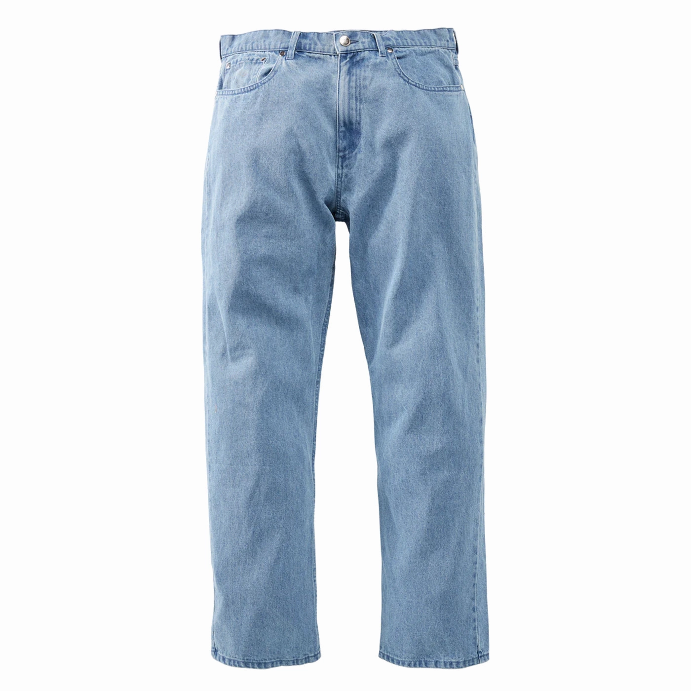 Breathable Classic Wear Eco Friendly Total Comfort ??S Baggy Denim Jeans - Light Blue