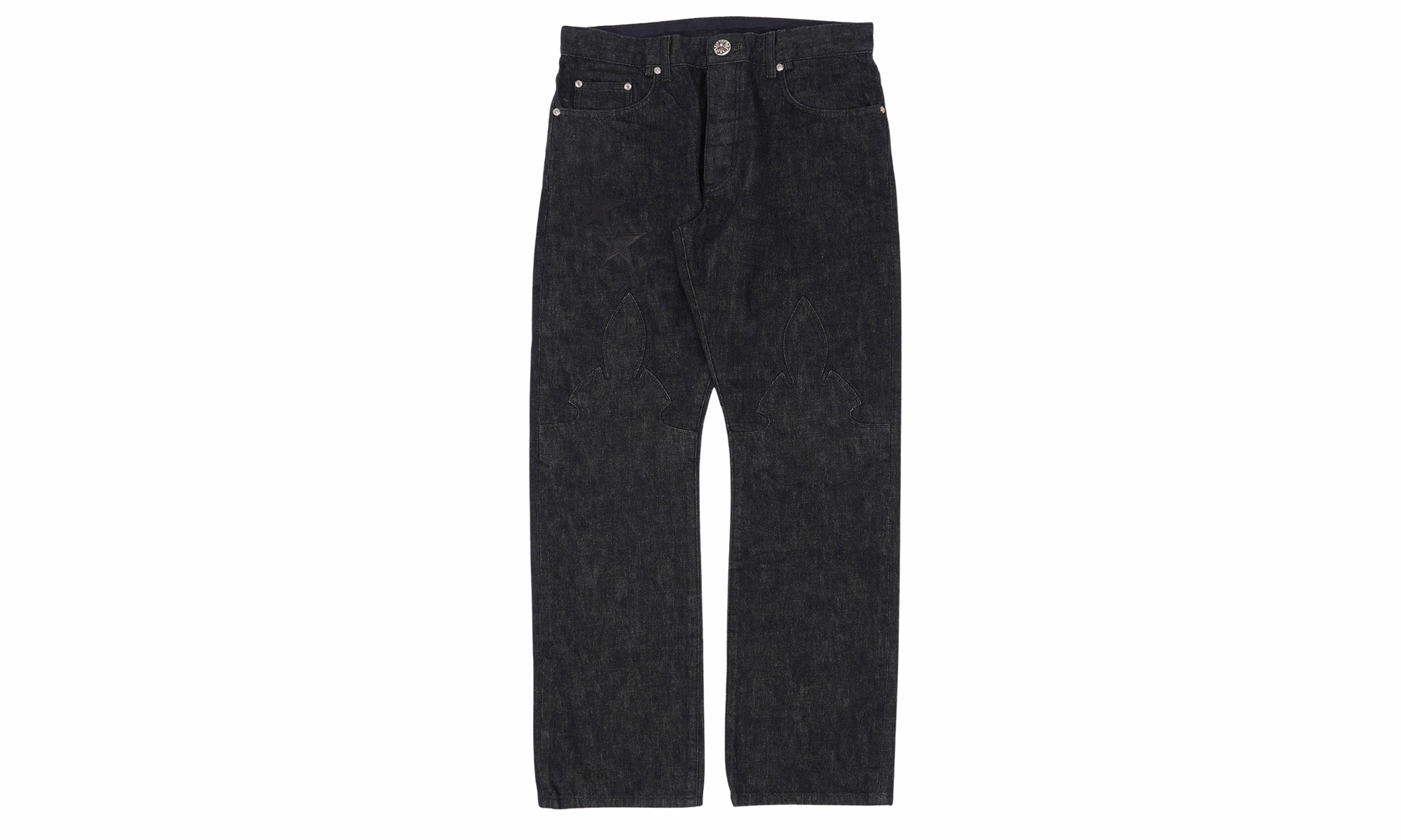 Chill Outfit Spring Mood 'Star Patch' Fleur Jeans "Black"