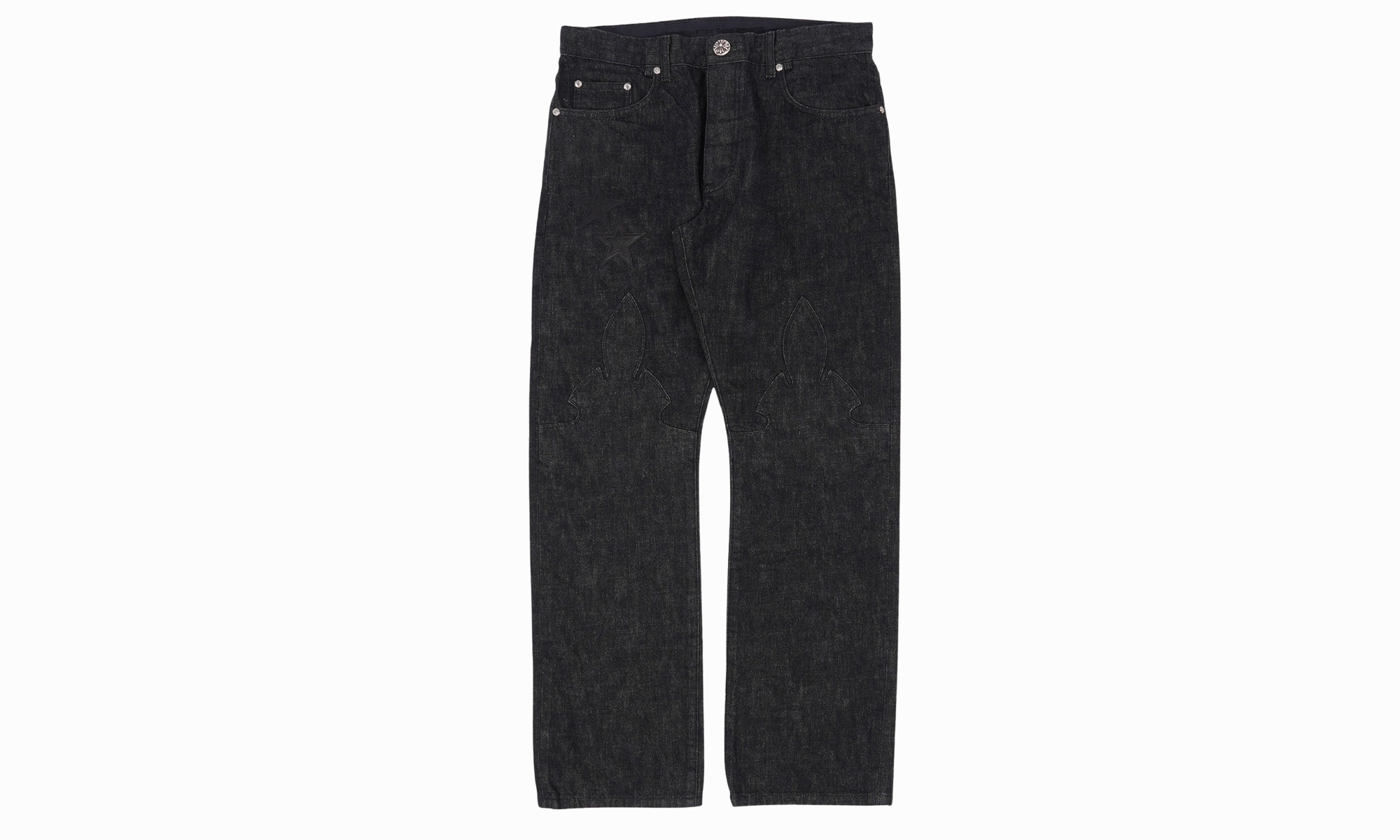 'Star Patch' Fleur Jeans "Black" Vintage Lover Teen Outfit