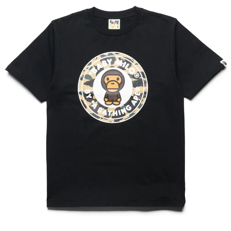 checkered pattern Stylish Waist A Bathing Ape 1st Camo Milo Busy Works Tee - Black/Yellow