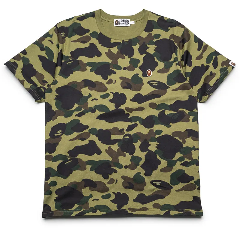male clothing Casual-wear A Bathing Ape 1st Camo One Point Tee - Green