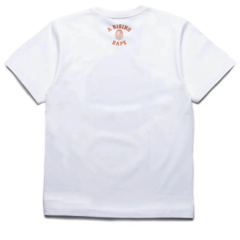 A Bathing Ape A Rising Bape Tee - White outdoor venue Sports use