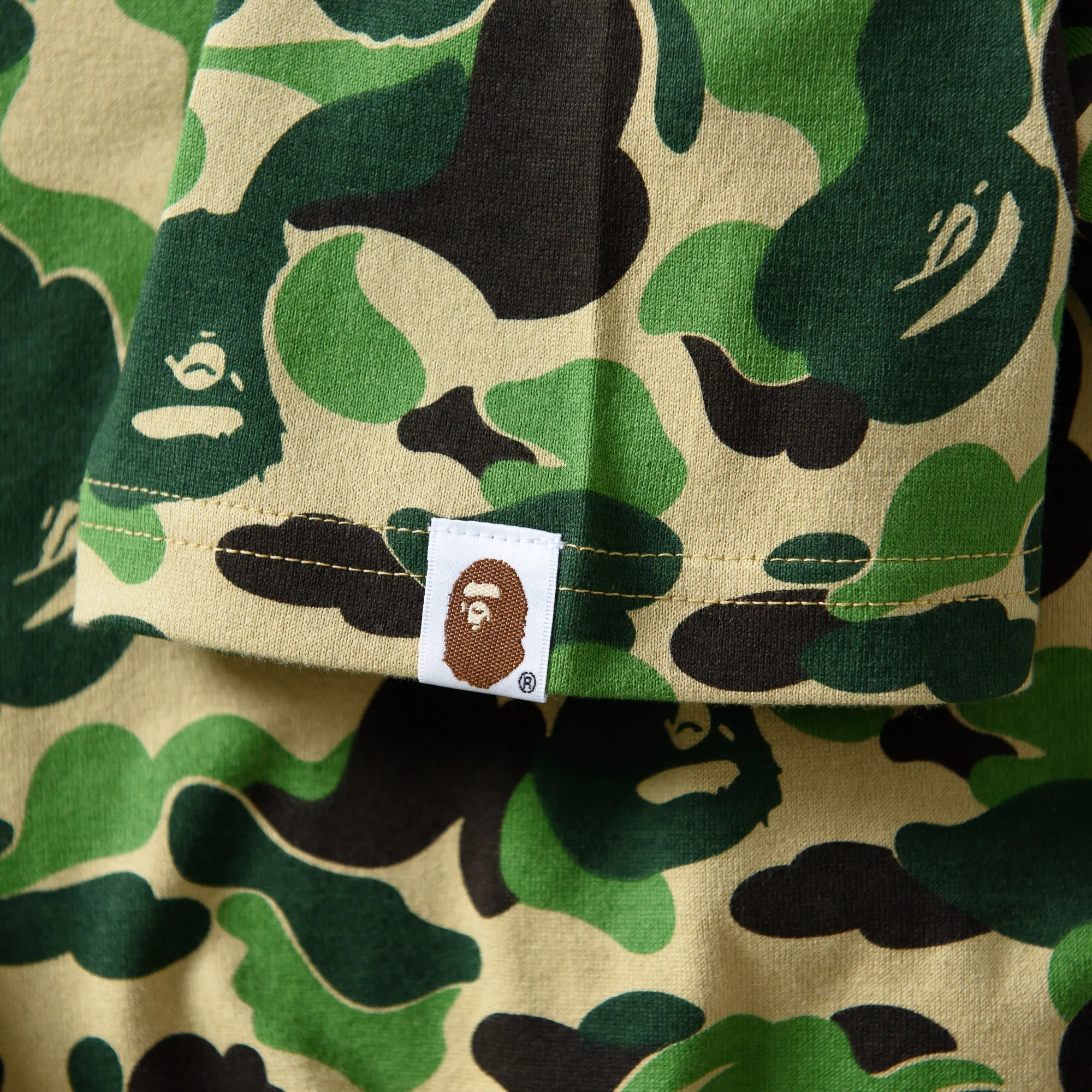 Generic A Bathing Ape ABC Camo Ape Head One Point Tee - Green