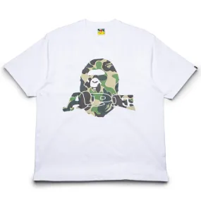 Exclusive Design A Bathing Ape ABC Camo Head Tee - White