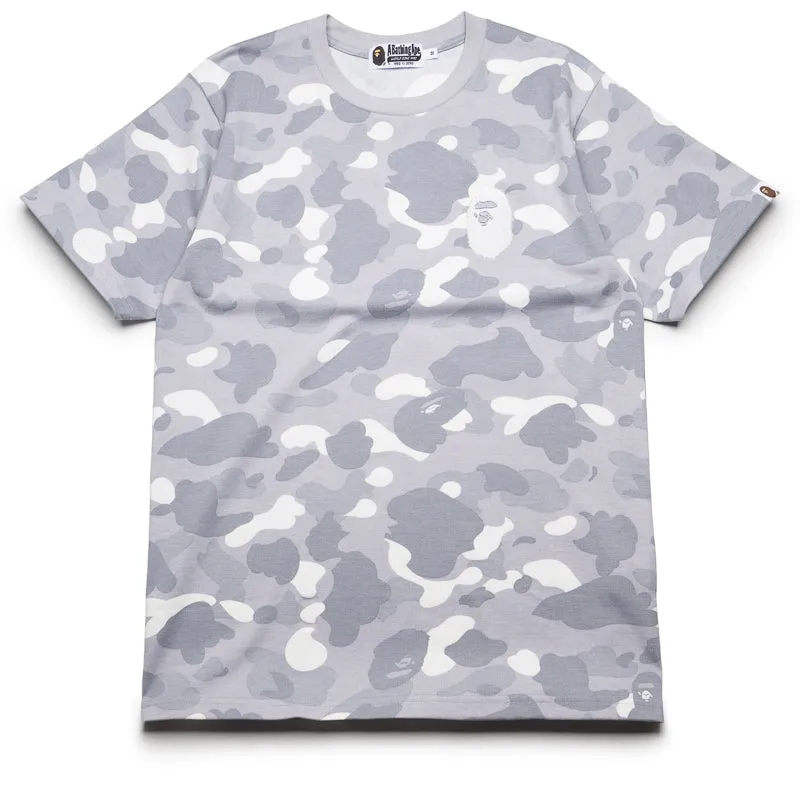 Youth group event A Bathing Ape City Camo Ape Head Tee - Grey