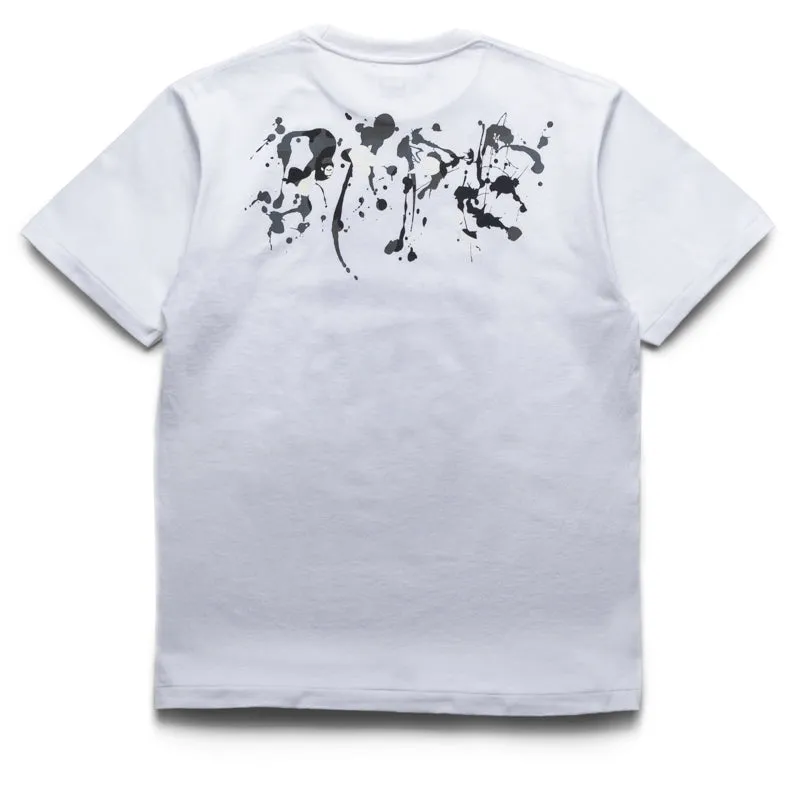 A Bathing Ape City Camo Painting Ape Head Tee - White print pattern