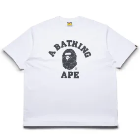 A Bathing Ape College Monogram College Tee - White camping event concert event