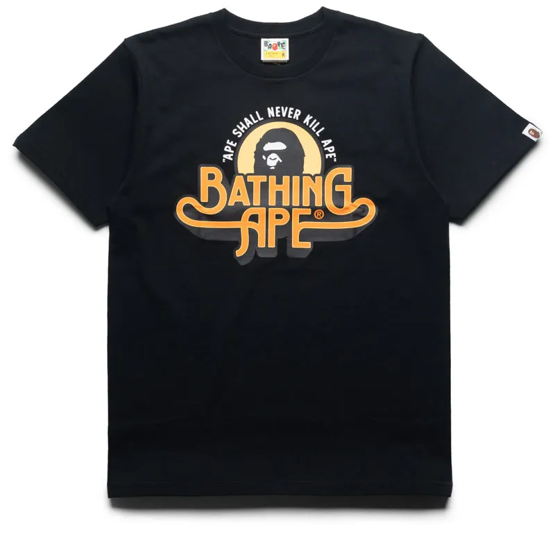 Presentation A Bathing Ape Genuine Garment Logo Tee - Black
