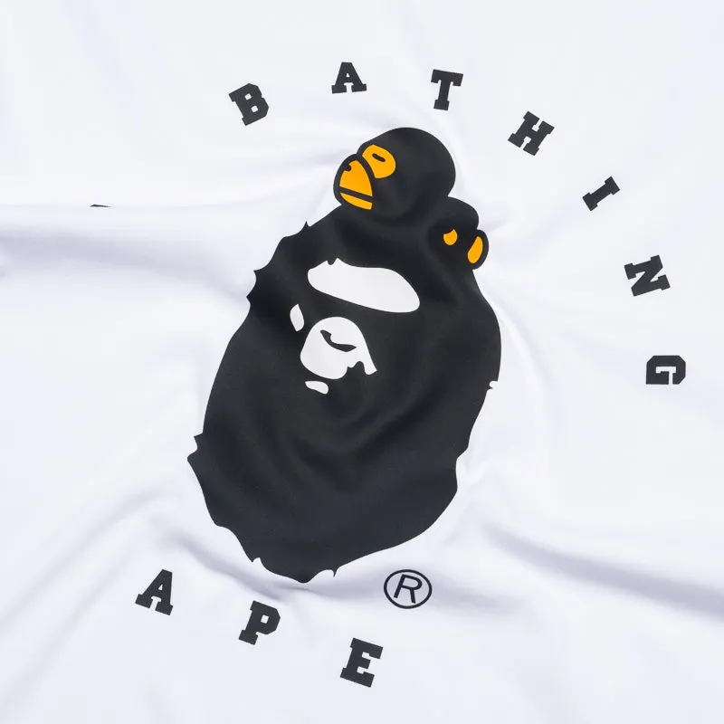 A Bathing Ape Milo College Tee - White Elastic waist