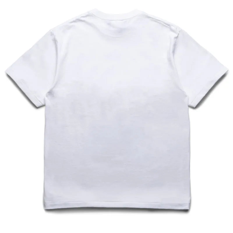 hemmed hem A Bathing Ape Milo On Big Ape Tee - White