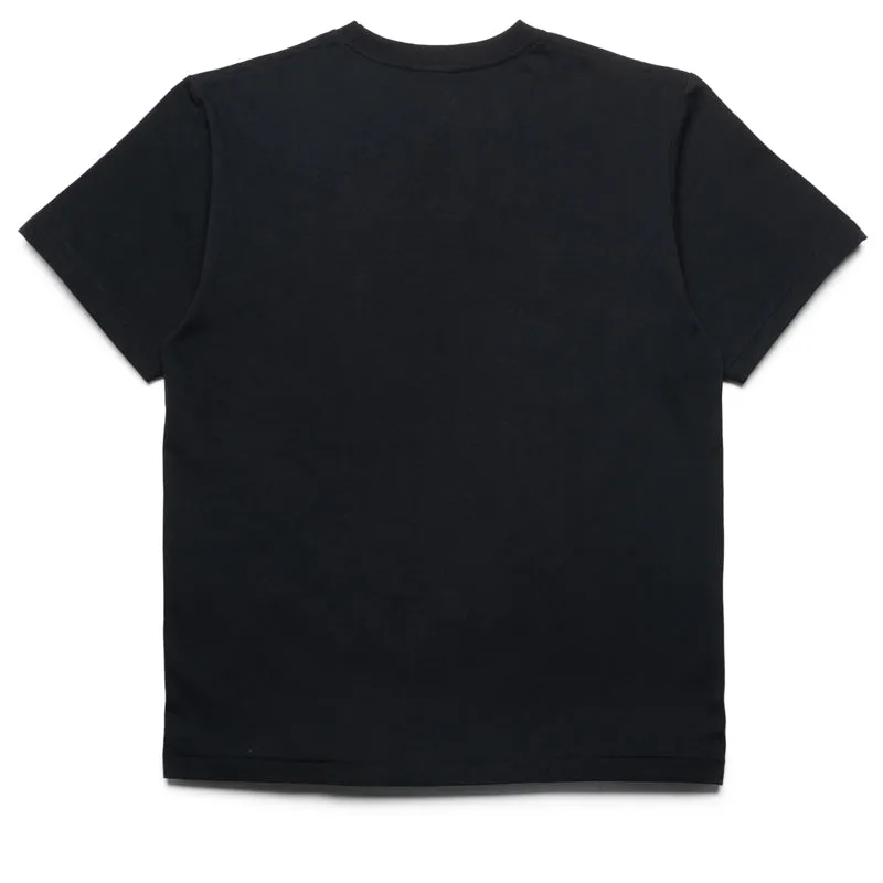 metallic hem ballroom venue A Bathing Ape Rose Ape Head Tee - Black