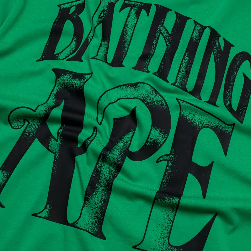 A Bathing Ape Screen Print Logo Tee - Green hot air balloon event Customizable
