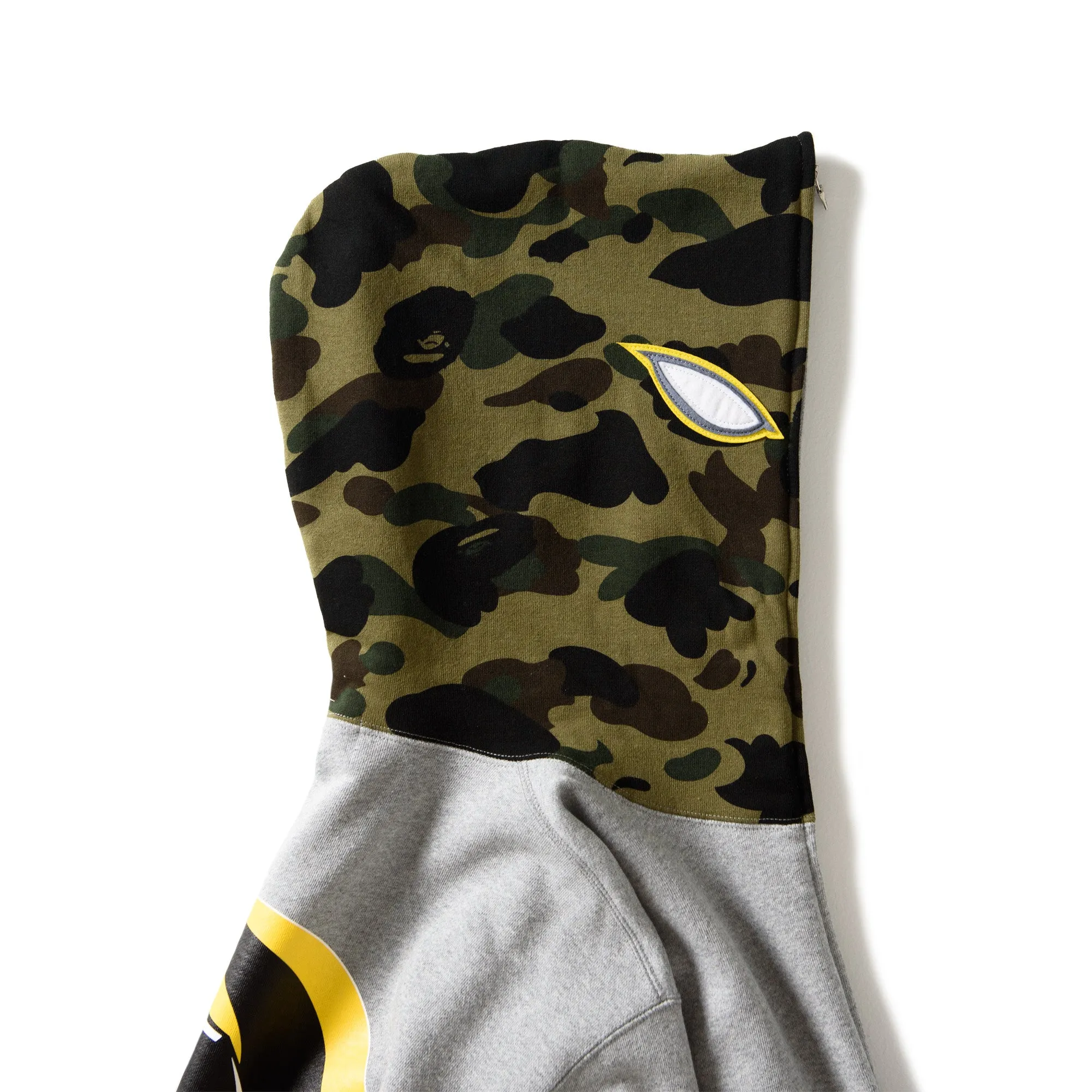 Hare like A Bathing Ape Shadow Bape Relaxed Fit Hoodie - Grey
