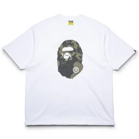 simple accessories Seasonal A Bathing Ape Shark Seijin Ape Head Tee - White