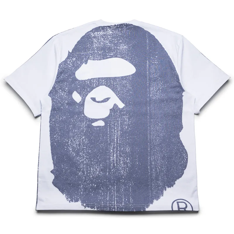 lounge pants silhouette Quick Drying A Bathing Ape Water Print College Relaxed Tee - White