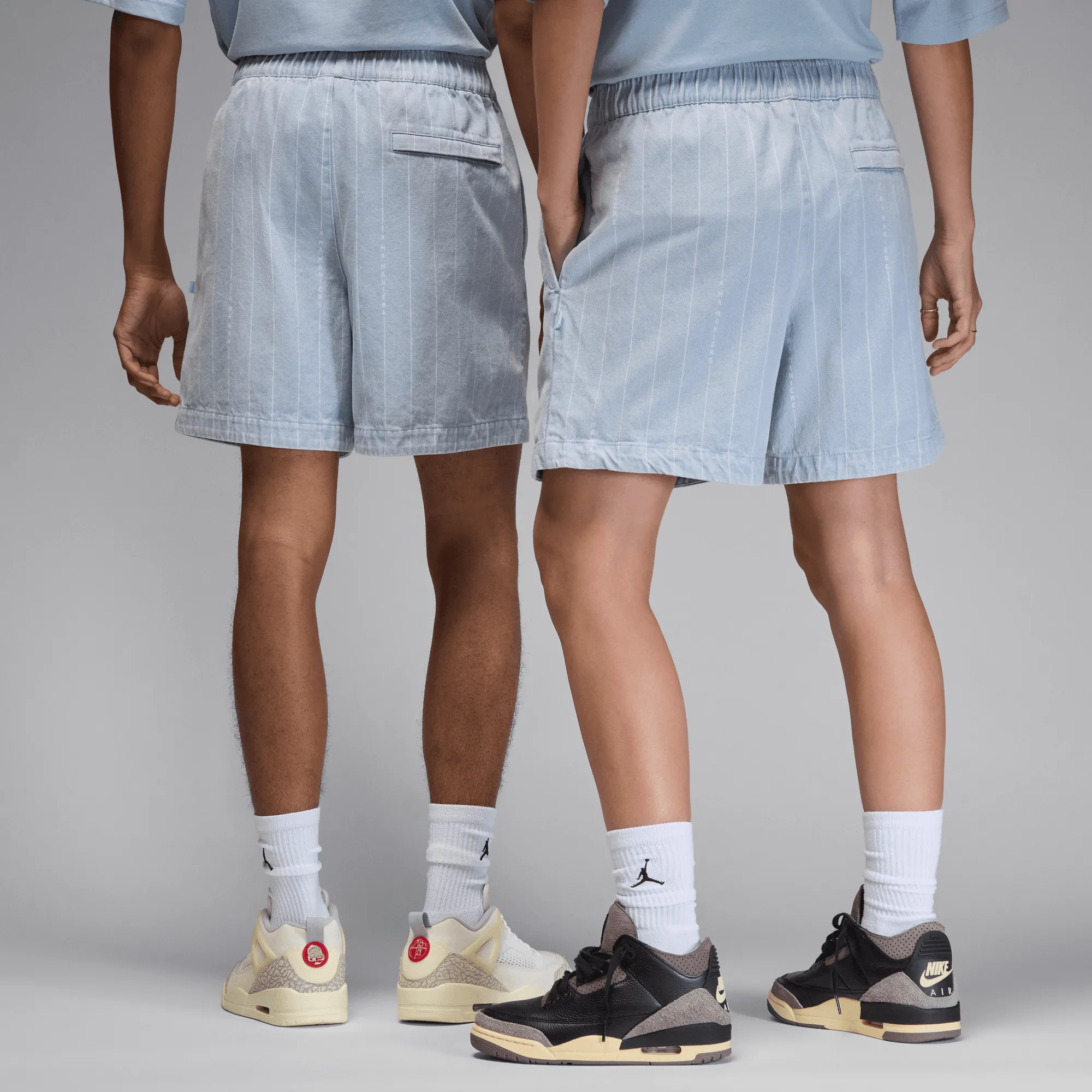 A MA MANIERE X JORDAN SHORTS - ARMORY BLUE Run Ready