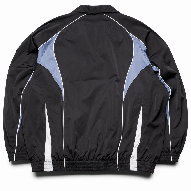 colorful A Bathing Ape Logo Nylon Track Jacket - Black