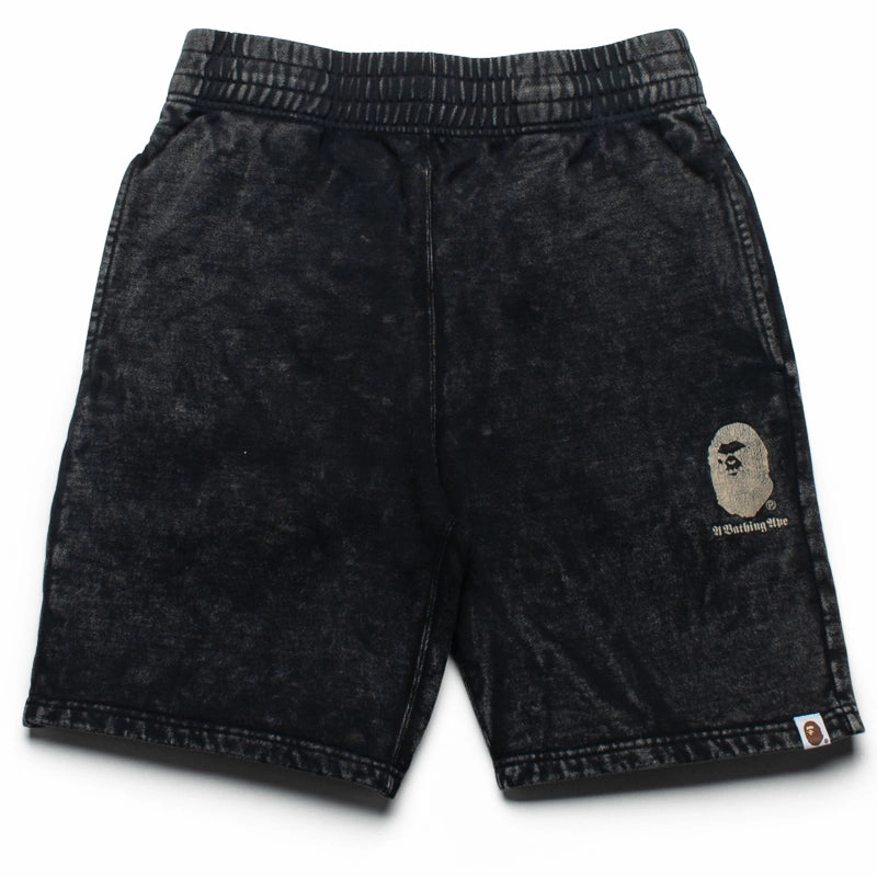 A Bathing Ape Overdye Sweatshorts - Black MultiPocket Design