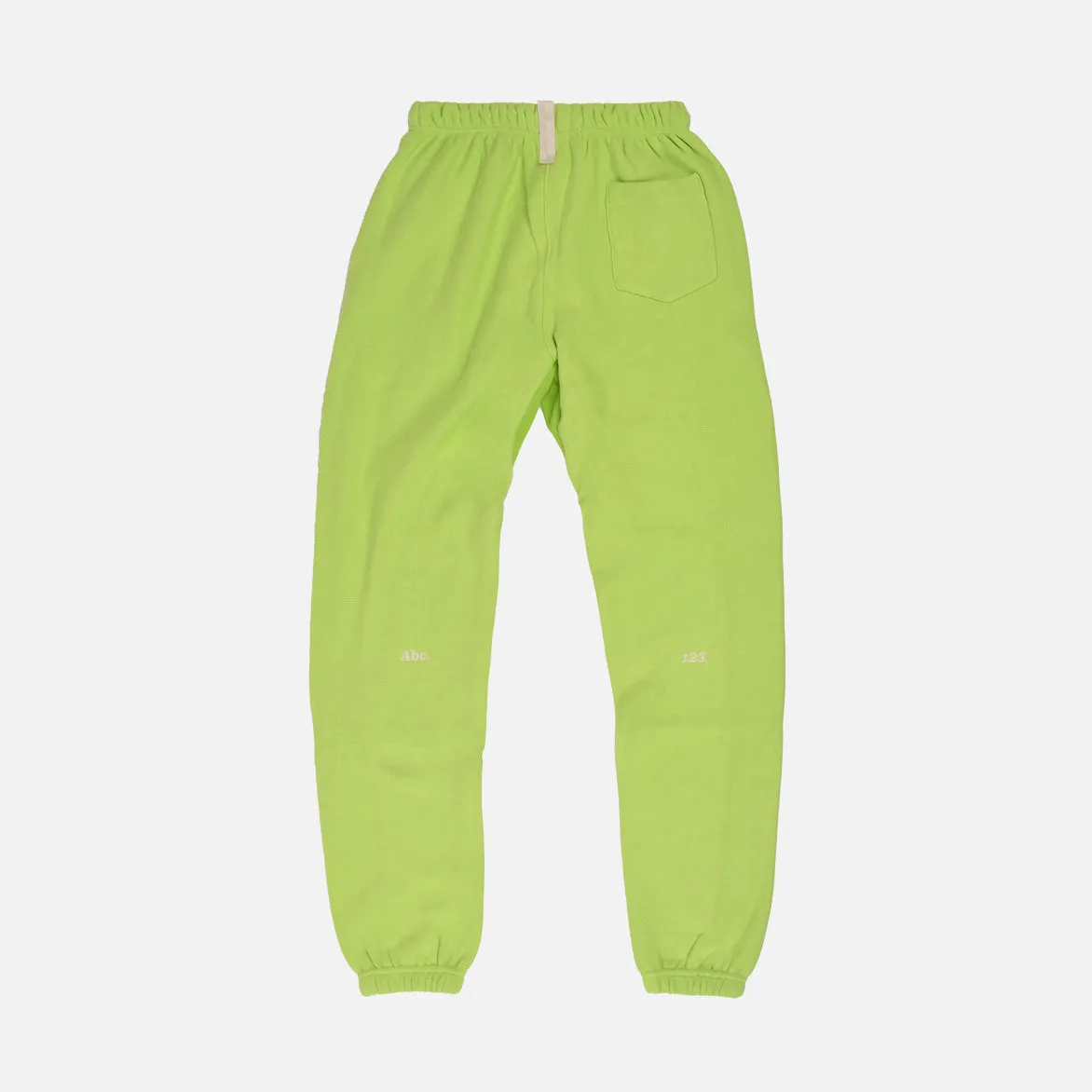 ABC.123. TRI-TONE SWEATPANTS - CITRINE HighElasticity
