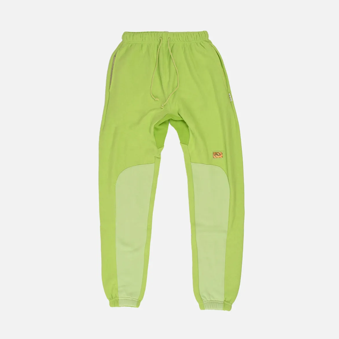 ABC.123. TRI-TONE SWEATPANTS - CITRINE Art Core clean look
