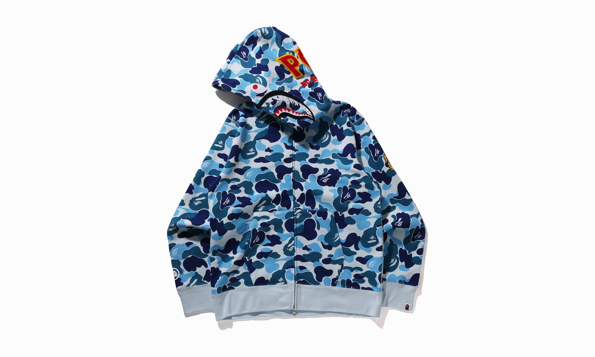 ABC Shark Full Zip Hoodie "Blue"