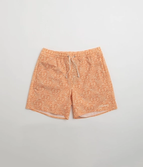 Patagonia Hydropeak Volley 16" Shorts - Mountain Breeze: Sunset Orange Hygienic Antimicrobial Layer Tear Resistant Weave