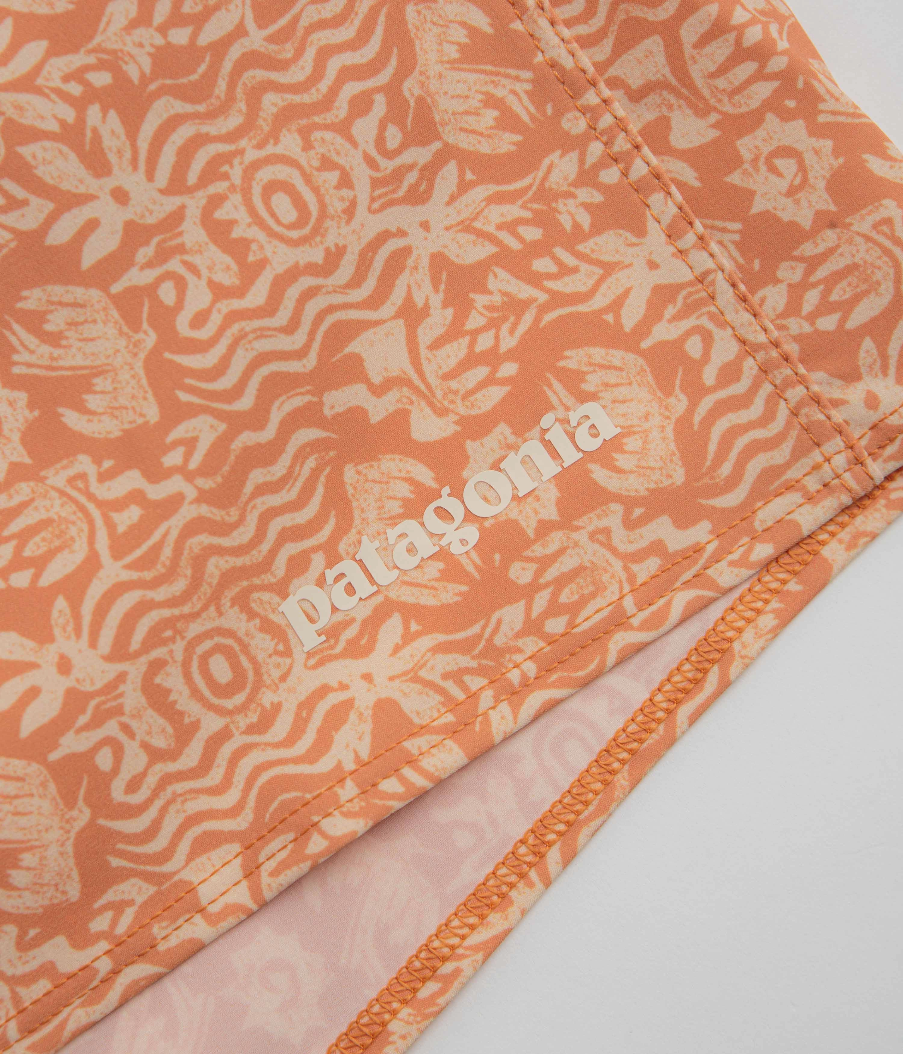 Patagonia Hydropeak Volley 16" Shorts - Mountain Breeze: Sunset Orange Polyester fabric
